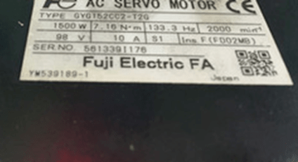 Fuji servo motor GYG152CC2-T2G